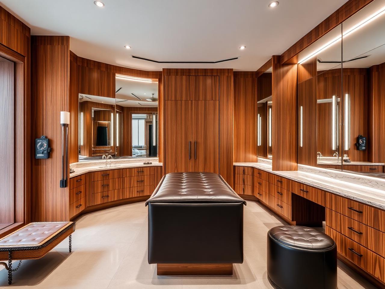Custom dressing room design